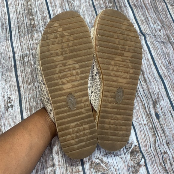Sofft Breeze Snake Print Slide On Espadrille Sandals - Size 8.5 - Picture 6 of 8